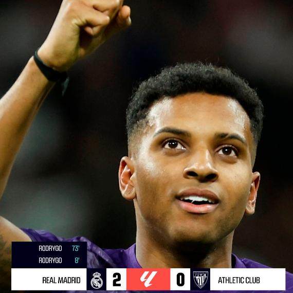 竞技宝下载-【西甲】罗德里戈梅开二度，皇马主场2比0轻取毕巴